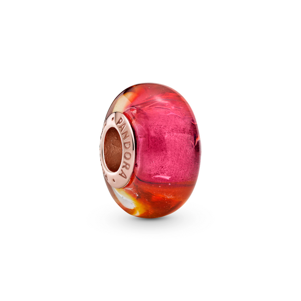Matte Pink Murano Glass Charm - Pandora Rose™, PANDORA