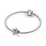 Sparkling Asymmetric Star Charm