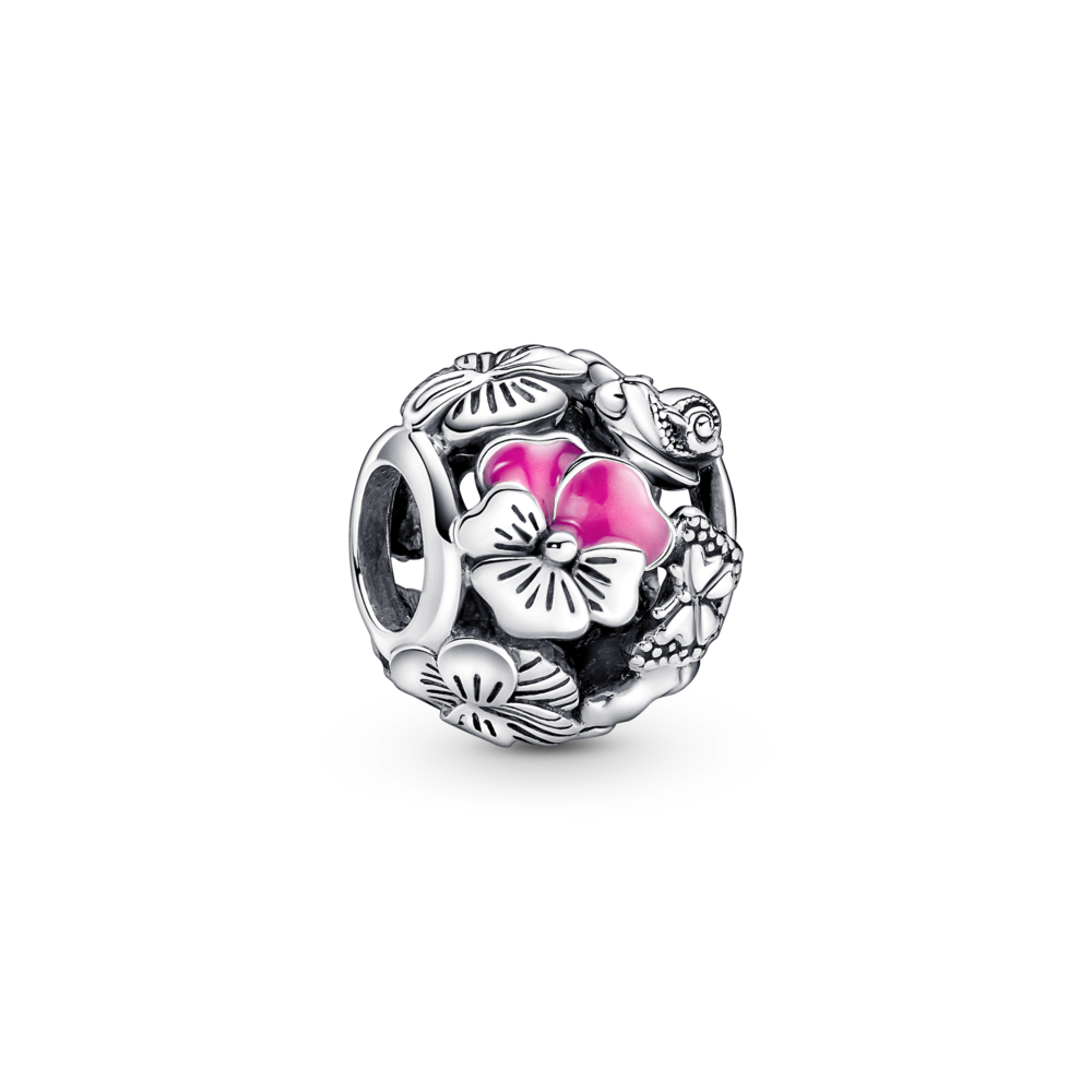Pansy Flower Friends Charm