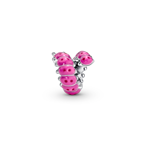 Cute Curled Caterpillar Charm