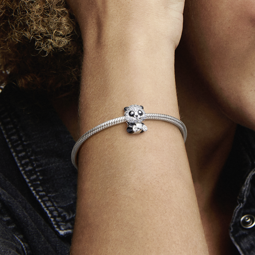 Pandora Moments Sparkling Cute Panda Charm