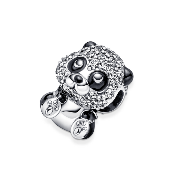 Sparkling Cute Panda Charm