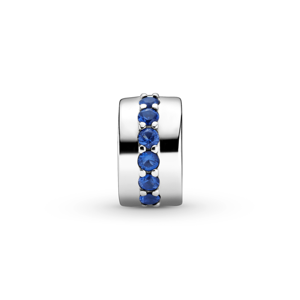 Blue Sparkle Clip Charm