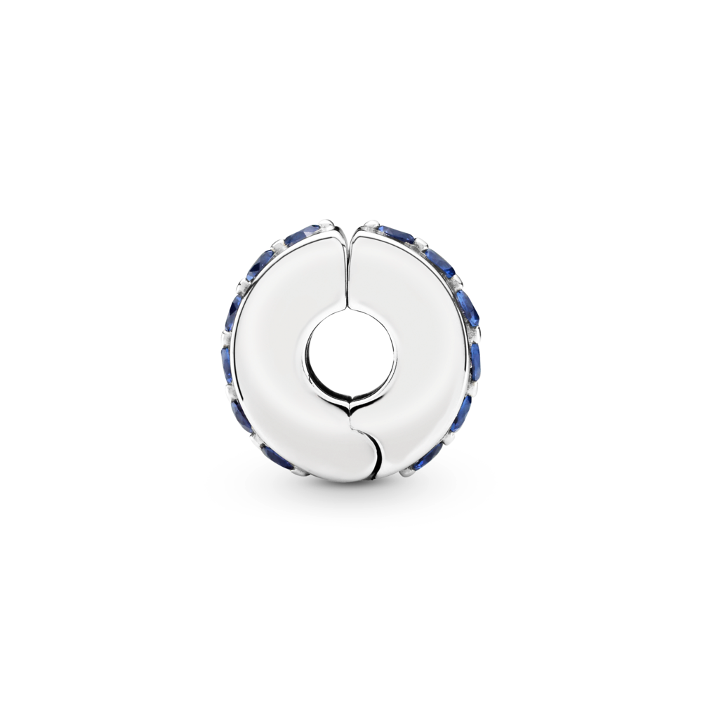 Blue Sparkle Clip Charm
