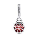 Red Ladybird Dangle Charm