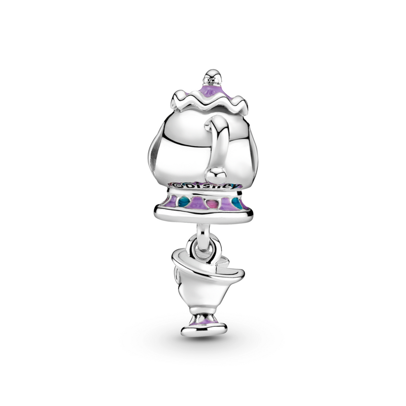 Disney Beauty and the Beast Mrs. Potts and Chip Dangle Charm