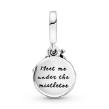 Christmas Mistletoe Dangle Charm