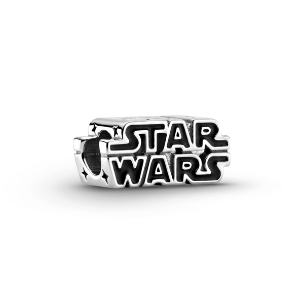 Star Wars Silver 3D Logo Charm