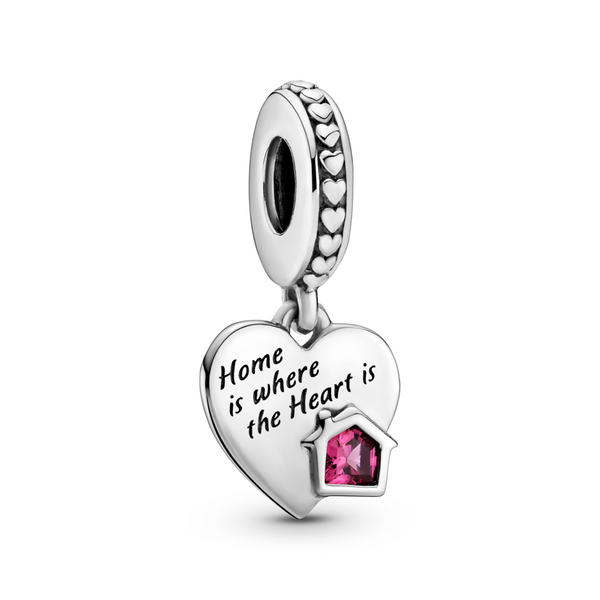 Love My Home Heart Dangle Charm