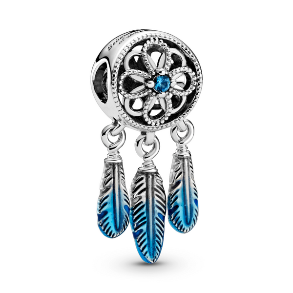 Blue Dreamcatcher  Charm