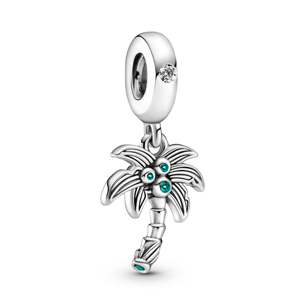 Palm Tree & Coconuts Dangle Charm