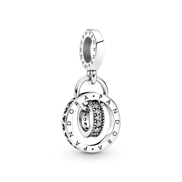 Pandora Logo Circles Dangle Charm