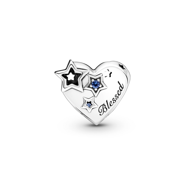 Thankful Heart & Stars Charm