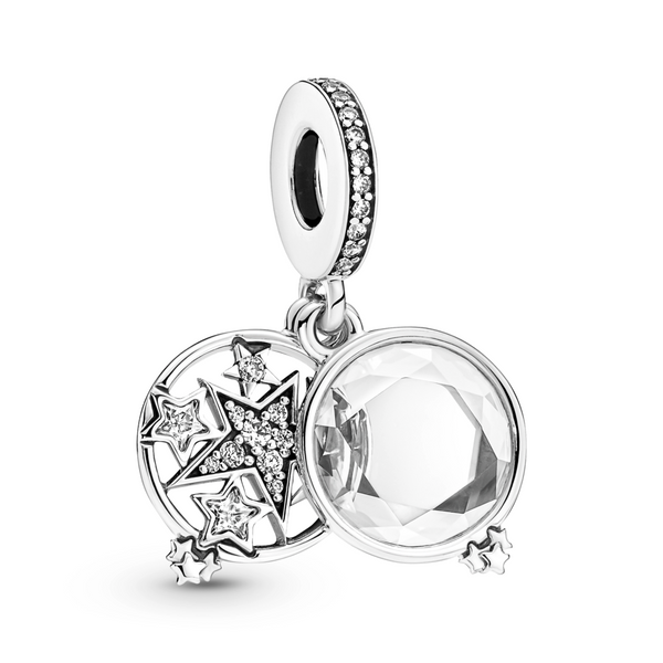 Magnified Star Double Dangle Charm