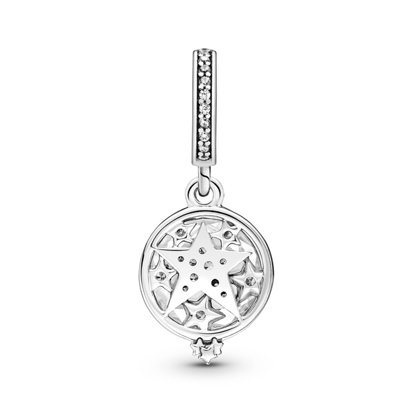 Magnified Star Double Dangle Charm