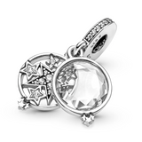 Magnified Star Double Dangle Charm