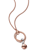Pandora Club 2023 Sea Shell & Treated Freshwater Cultured Pearl Dangle Charm