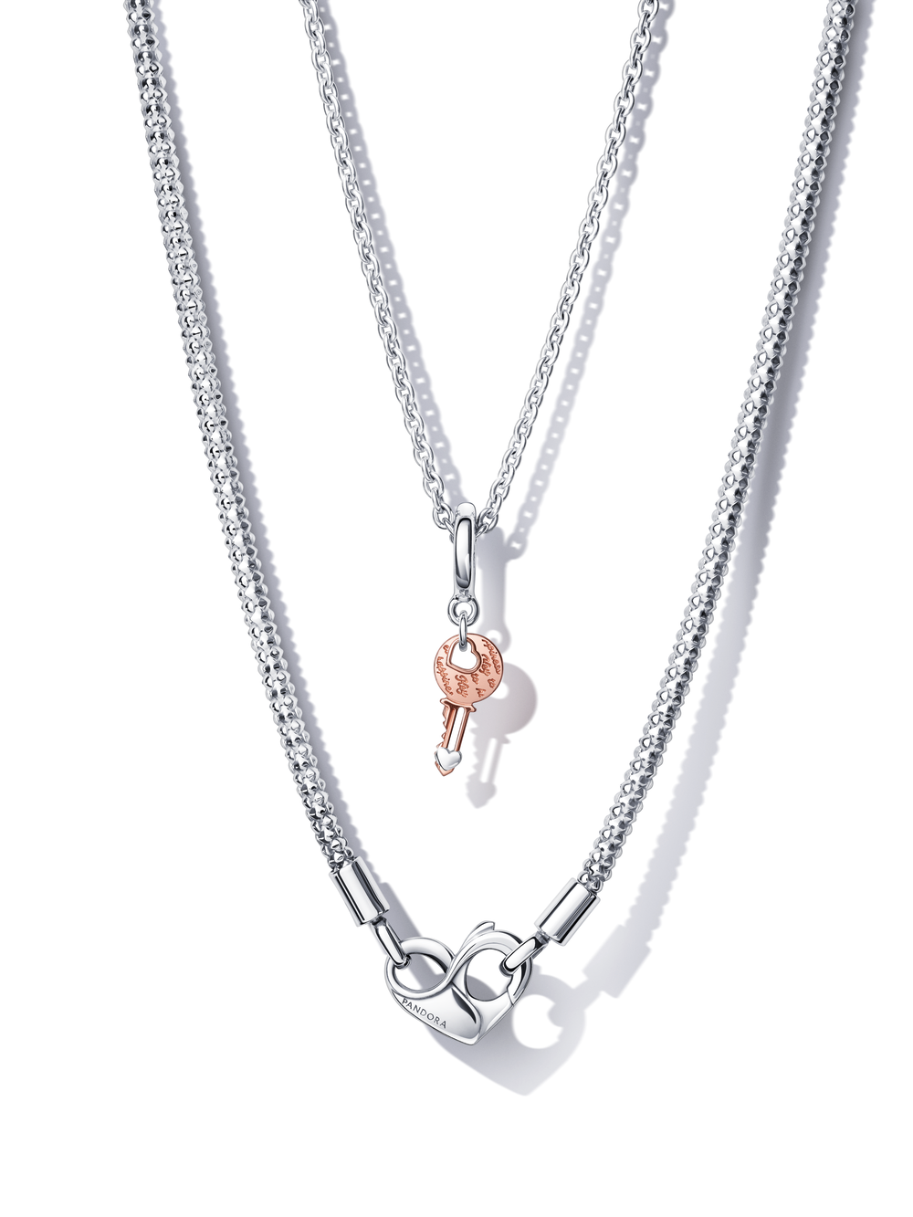 Pandora Moments Studded Chain Necklace