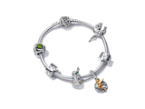 Disney Tinker Bell Clasp Moments Snake Chain Bracelet