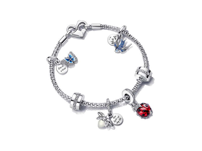 Pandora Moments Studded Chain Bracelet