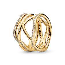 Swirling Lines Ring
